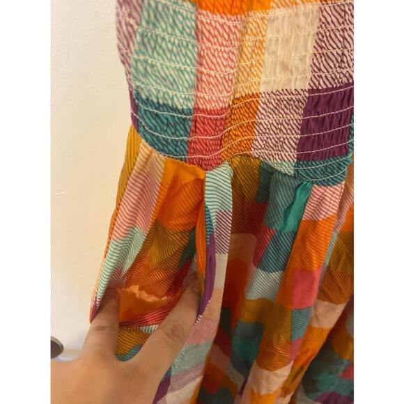 Torrid Mini Challis Smocked Skater Dress with Pockets Size 3 - Picture 3 of 5